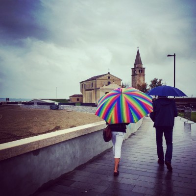 Caorle bella anche con la pioggia 