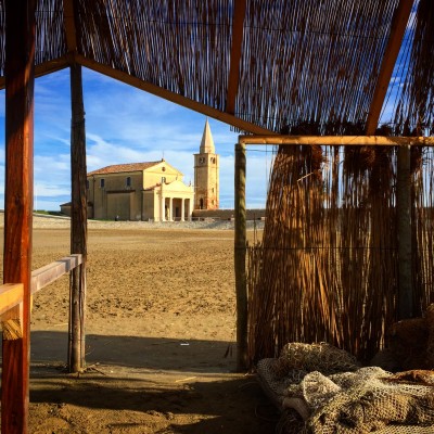 Un casone in spiaggia a Caorle 